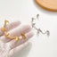 Gothic Sharp Teeth Alloy Chain Ear Cuff for Women
