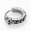 Gothic Vintage Skull Star Stainless Steel Hoop Earrings