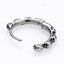 Gothic Vintage Skull Star Stainless Steel Hoop Earrings