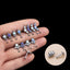 316 Stainless Steel Lip Rings with Inlaid Gemstones for Cartilage and Lip Piercing