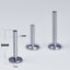 G23 Titanium Lip and Ear Piercing Jewelry - Solid Color Pure Titanium Rod