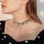 Luxurious Rhinestone Chain Choker Necklace for Women