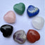 Natural Stone Crystal Obsidian Heart Shaped Gemstone Decor Beads