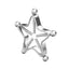Pentagram Plum Blossom Stainless Steel Nipple Rings & Studs Adjustable Piercing Jewelry