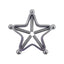 Pentagram Plum Blossom Stainless Steel Nipple Rings & Studs Adjustable Piercing Jewelry