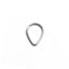 1 Piece Stainless Steel Nose Rings & Studs Simple Style Solid Color Piercing Jewelry