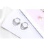 1 Piece Stainless Steel Nose Ring & Chain Hoop Earrings Set for Women