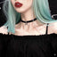 Punk Moon Alloy Plated Women's Choker Necklace