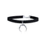 Punk Moon Alloy Plated Women's Choker Necklace