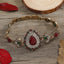 Retro Flower Rhinestone Inlay Women's Vintage Bracelet