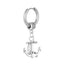 Retro Punk Anchor Stainless Steel Drop Earrings for Men