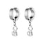 Simple Cat Stainless Steel Clip-On Earrings