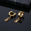 Simple Cat Stainless Steel Clip-On Earrings