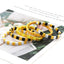 Colorful Square Alloy Enamel Beaded Women's Bohemian Stretch Bracelet