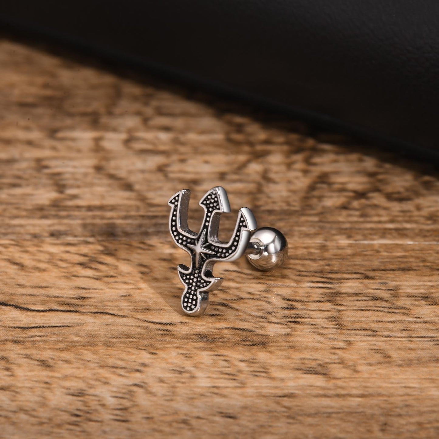 1 Piece Simple Style Cross Plating 201 Stainless Steel Ear Studs