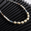 Simple Round Beaded Pearl Long Necklace for Women