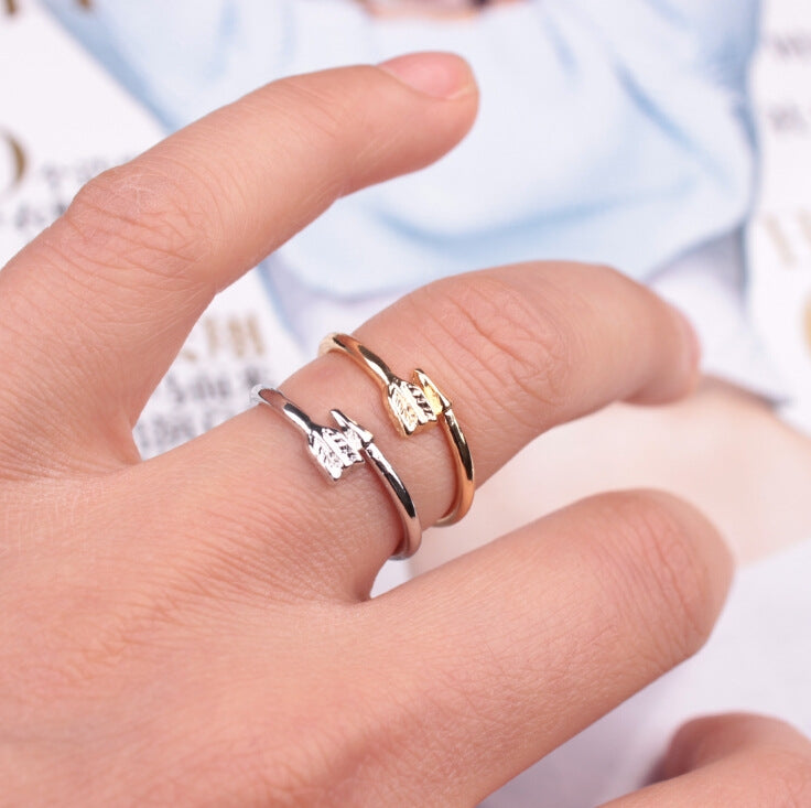 Simple Geometric Arrow Alloy Women's Ring