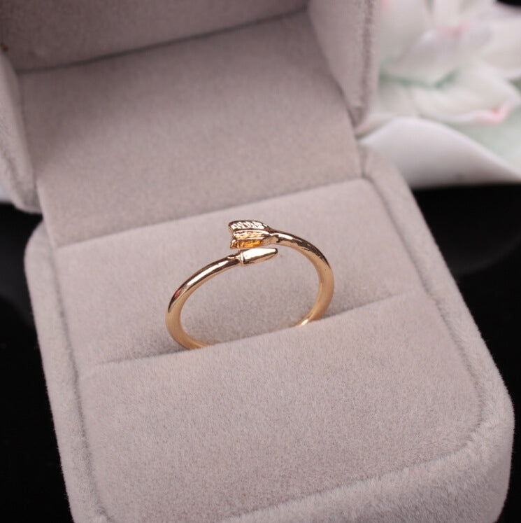 Simple Geometric Arrow Alloy Women's Ring
