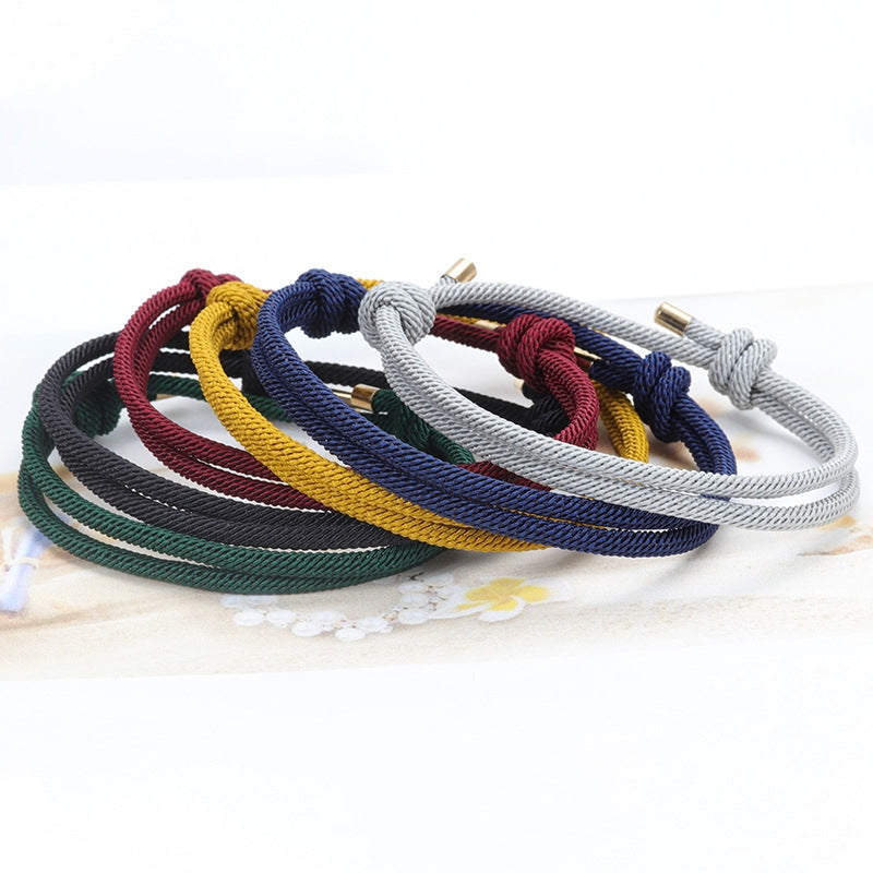 Simple Milan Line Adjustable Unisex Friendship Bracelet