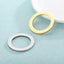18K Gold Plated Stainless Steel Polished Round Pendant Necklace and Earring Accessories
