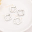 Stainless Steel Geometric Cutout Pendant for Necklace and Bracelet DIY