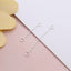 Sterling Silver Chain Tassel Earrings for DIY Jewelry