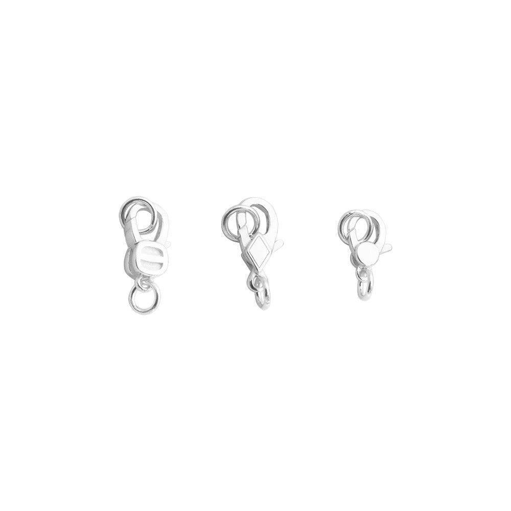 Sterling Silver Lobster Clasp Jewelry Findings for DIY Necklaces and Bracelets