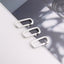 Sterling Silver Oval Spring Clasp for DIY Necklace and Bracelet