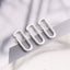 Sterling Silver Oval Spring Clasp for DIY Necklace and Bracelet