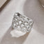 Sterling Silver White Gold Plated Moissanite Rings - S925 Moissanite Jewelry