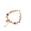 Sweet Geometric Crystal Adjustable Women's Bracelet