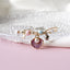 Sweet Starfish Flower Alloy Bracelet with Artificial and Freshwater Pearls for Women