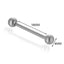 1 Piece Geometric Solid Color Pure Titanium Tongue Ring Body Piercing Jewelry