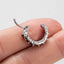 Vintage Cross Skull Stainless Steel Earrings