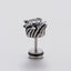 Vintage Geometric 316 Stainless Steel Black Zircon Men's Ear Stud