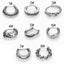 Vintage Geometric Knot Stainless Steel Hoop Earrings