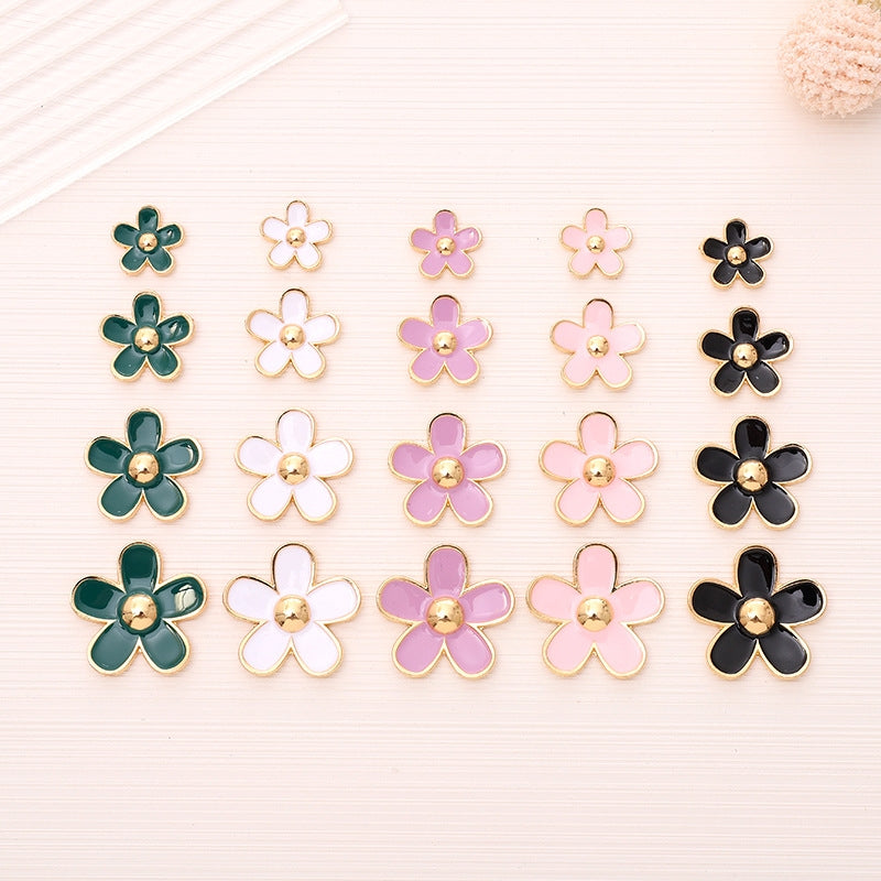 Alloy Flower DIY Accessories Set for Phone Case and Shoe Decoration