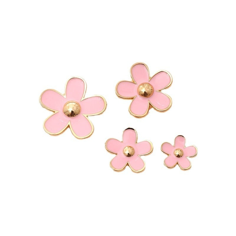 Alloy Flower DIY Accessories Set for Phone Case and Shoe Decoration