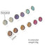 1 Set Classic Geometric Zircon Alloy Stud Earrings - 6 Pairs Fashion Jewelry Set