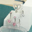 Heart Shaped Zircon Belly Rings Set - Stainless Steel & Copper Plating