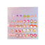 1 Set Colorful Cartoon Character Alloy Enamel Women's Stud Earrings Set