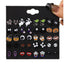 Halloween Pumpkin and Skull Cartoon Stud Earrings Set - 20 Pairs