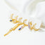 Elegant Tassel Flower Zircon Earrings Set - 18k Gold & Silver Plated