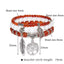 Streetwear Geometric Agate Metal Bracelet Set with Bohemian Turquoise and Tree of Life Pendant