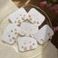 Sweet Floral Enamel Alloy Stud Earrings Set with Zirconia Cat Design