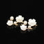 10 PCS Zinc Alloy Pearl Flower and Crystal Branch DIY Accessories Set