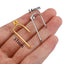 10 PCS 18K Gold Plated Stainless Steel U-Shape Earring Findings