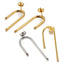 10 PCS 18K Gold Plated Stainless Steel U-Shape Earring Findings