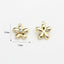 10 PCS Alloy Leaf Flower Pendant for DIY Jewelry Earrings