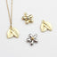 10 PCS Alloy Leaf Flower Pendant for DIY Jewelry Earrings